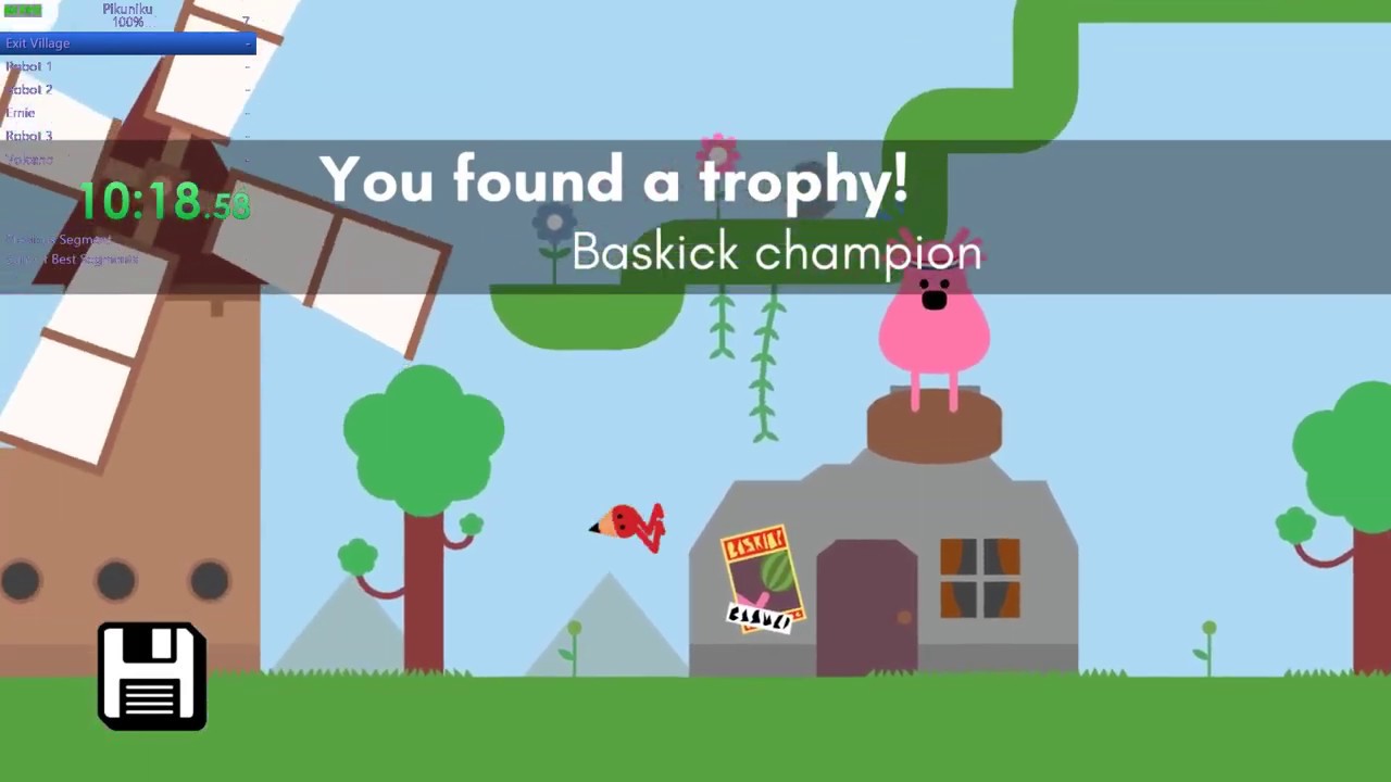 Pikuniku 100% in 1:08:39(1:07:46 Timing Change)