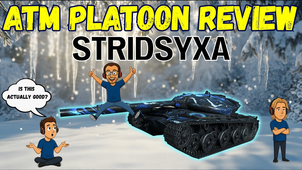 Stridsyxa Platoon - ATM Live Gameplay | Tank Review | World Of Tanks
