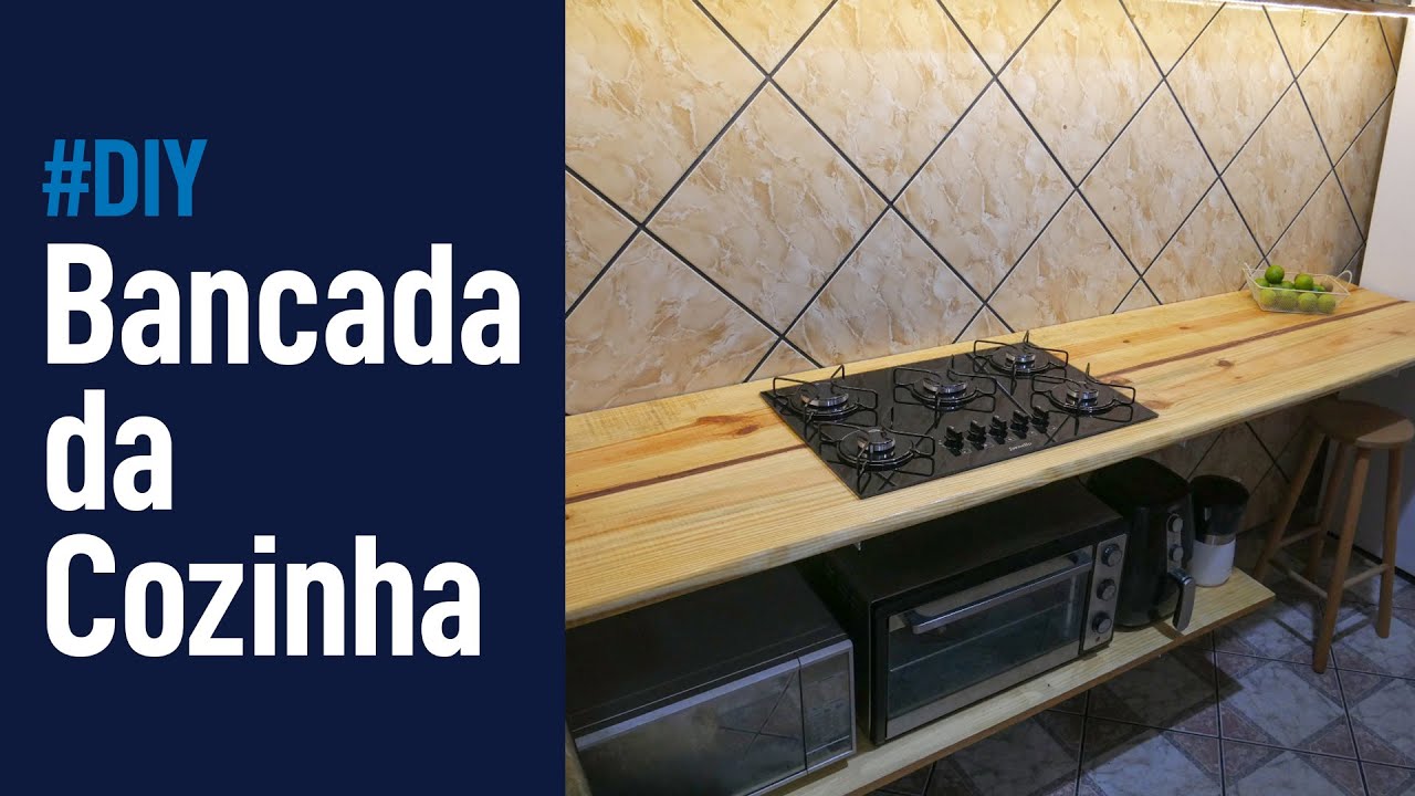#DIY: Construindo uma Bancada de Cozinha em Madeira