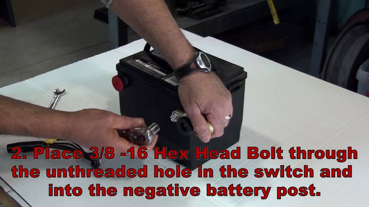 Side Post Battery Disconnect Installation - GAMA Electronics, Inc.