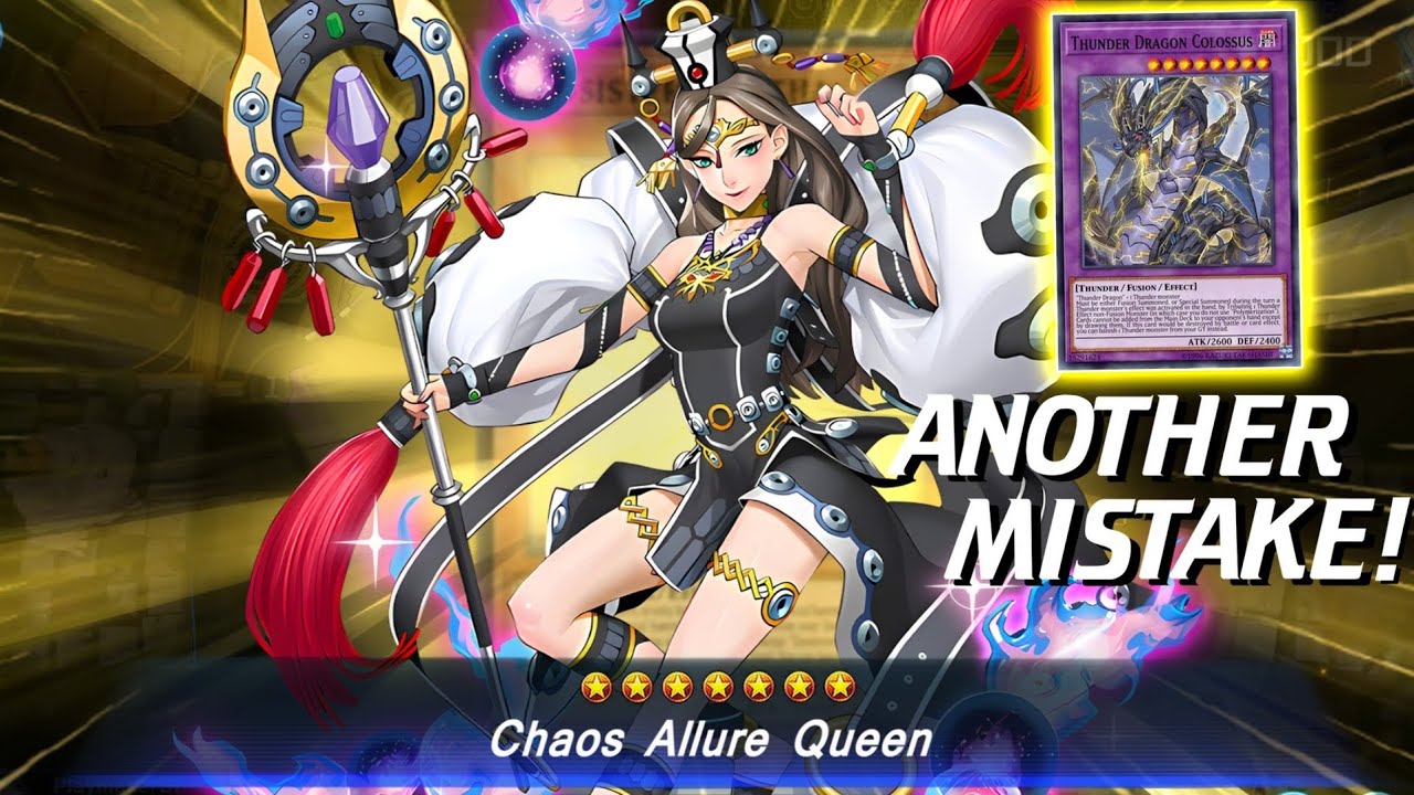 KONAMI MAKING ANOTHER THUNDER DRAGON SUPPORT! for some Reason. New Chaos Allure Queen - Master Duel