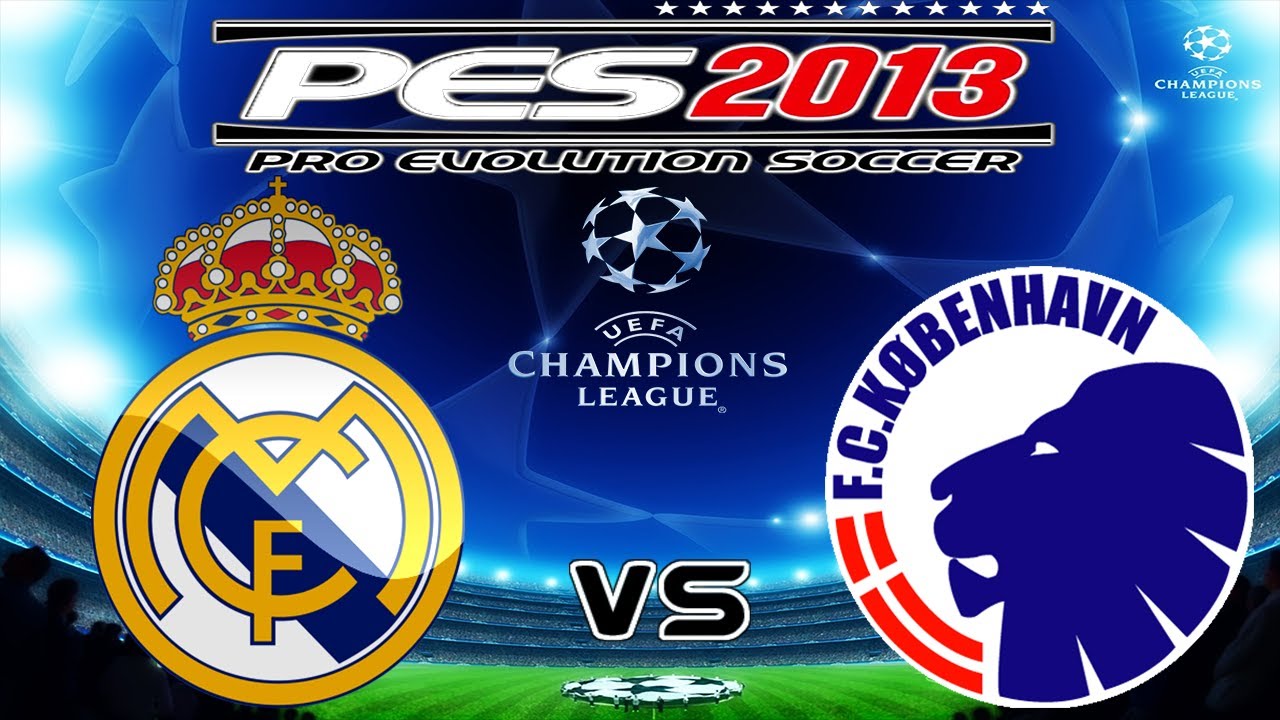PES 2013 UEFA Champions League Real Madrid vs København