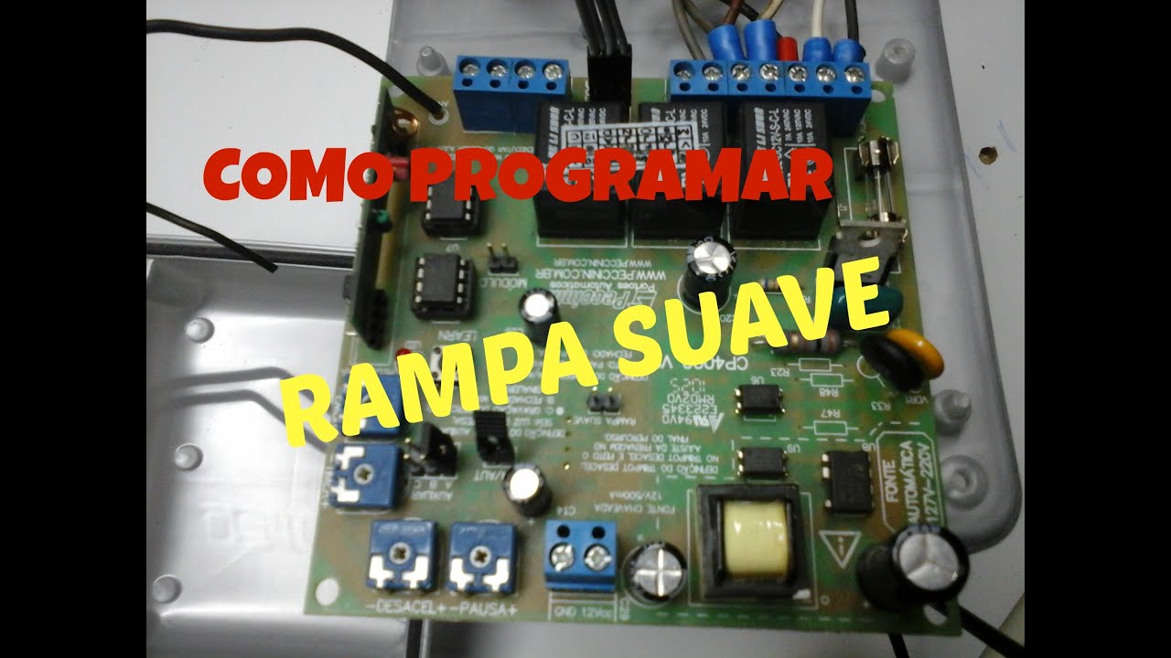 Como Programar Rampa Suave Central P.e.c.c.i.n.i.n