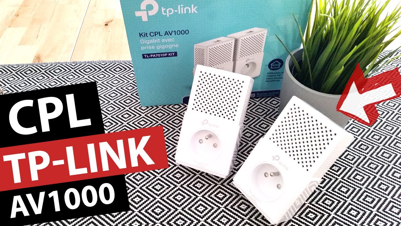 DONNER UNE AUTRE DIMENSION A SON RESEAU avec les CPL TP-LINK AV1000 | 1000 Mbps | TP-PA7010P KIT