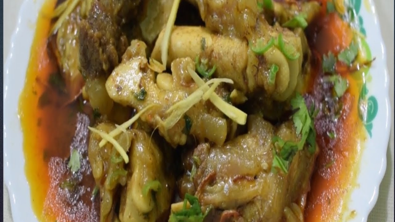 Bhut hi |Simpal Tarike se banye||Mutton Paya Resapi||