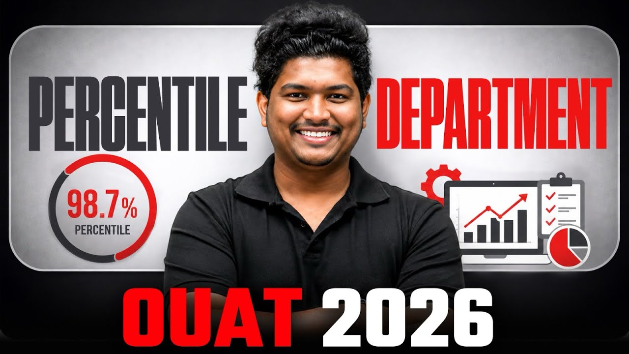 OUAT 2026 WEIGHTAGE 🆚 BRANCH ‼️ କେତେ Percentile ରେ କେଉଁ Department ମିଳିବ ❓#ouat #ouat2026 
