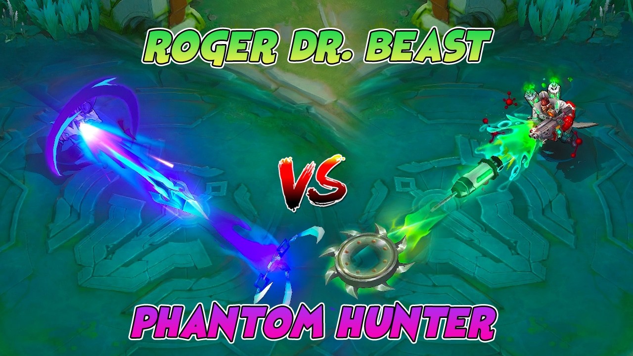 Roger Revamp Dr. Beast VS Phantom Hunter Skin Comparison