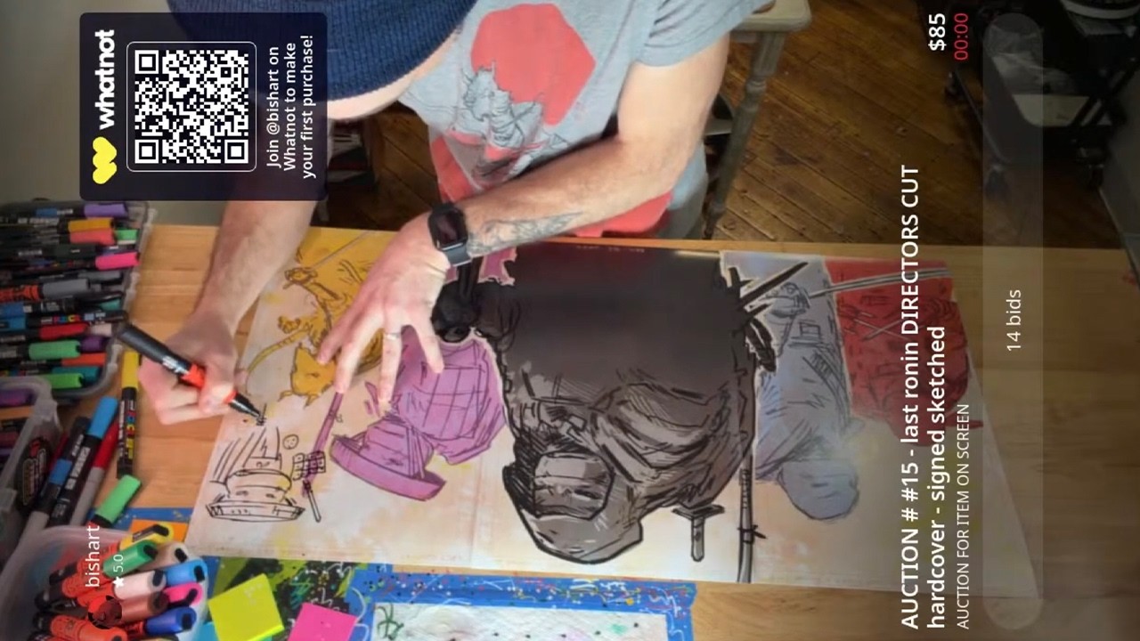 TMNT Comic Artist BEN BISHOP - SIGNING & SKETCHING Everything ✍🏼 LAST RONIN / NECA / FUNKO & MORE