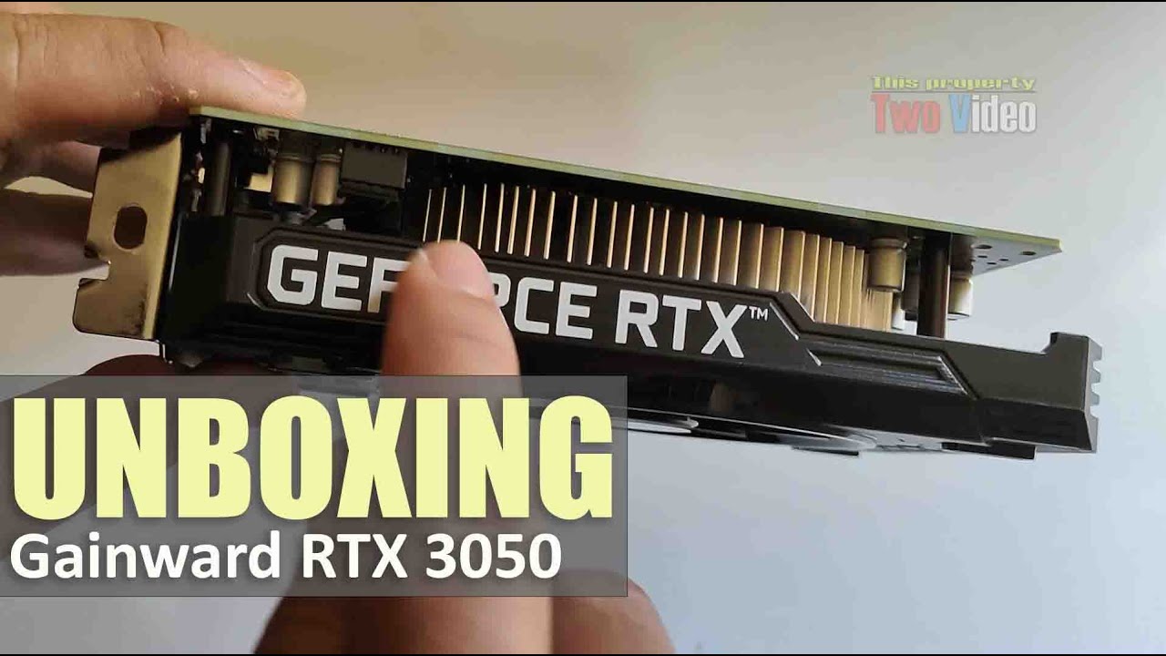 Gainward RTX 3050 Pegasus 6GB Unboxing | Mini RTX 3050