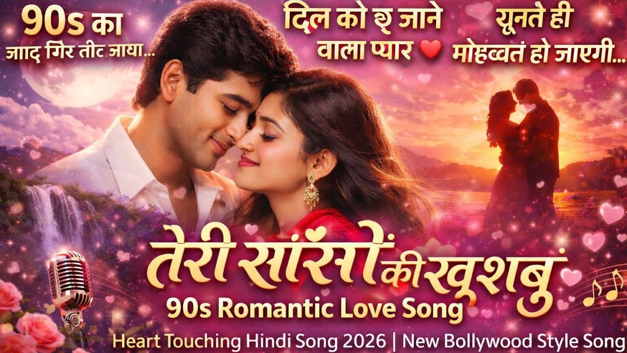 तेरी साँसों की खुशबू ❤️ | 90s Romantic Love Song | Heart Touching Hindi Song 2026 | New Bollywood 