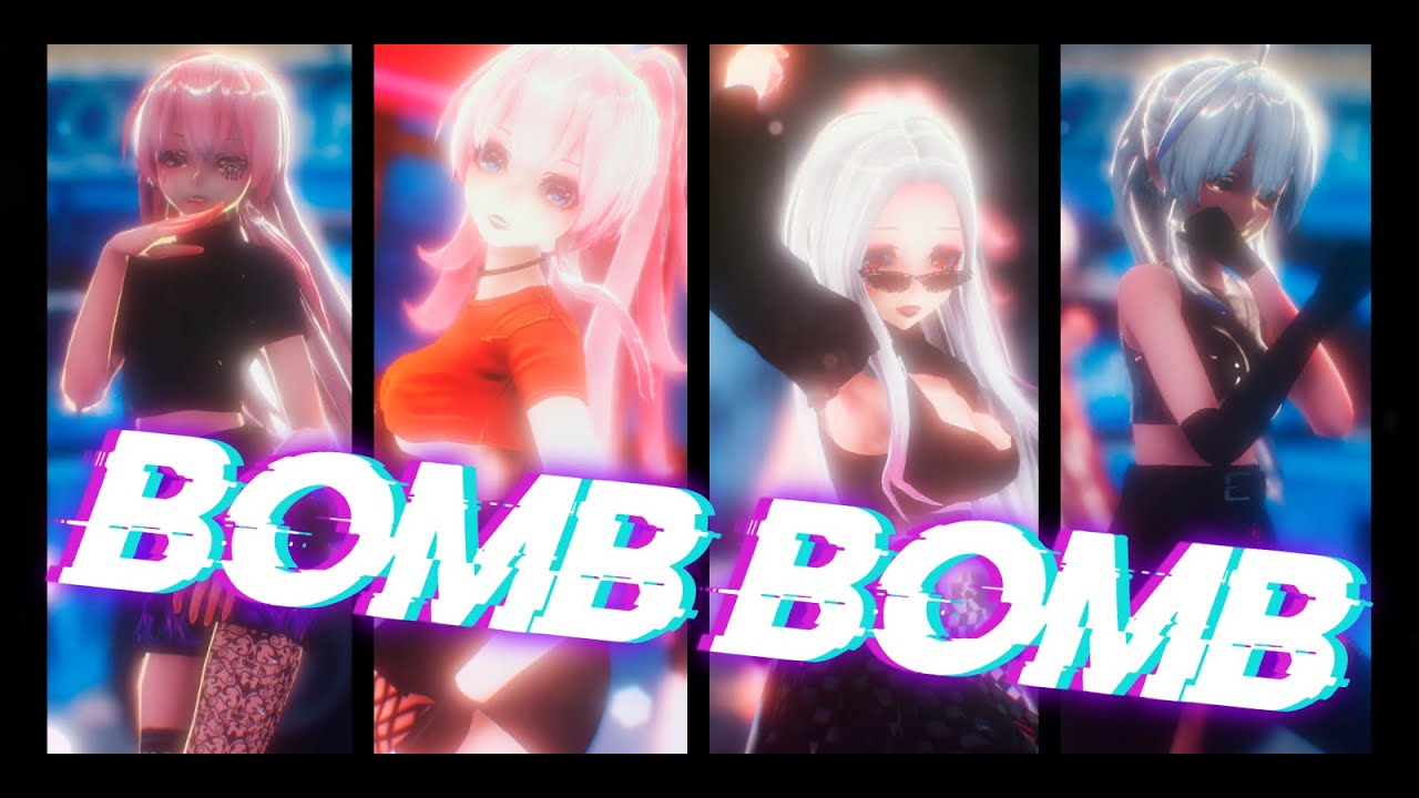 //MMD//+MODELS DL//-KARD _ Bomb Bomb(밤밤){60fps}💕(COLLAB with kiki ponyกีกี้)💕