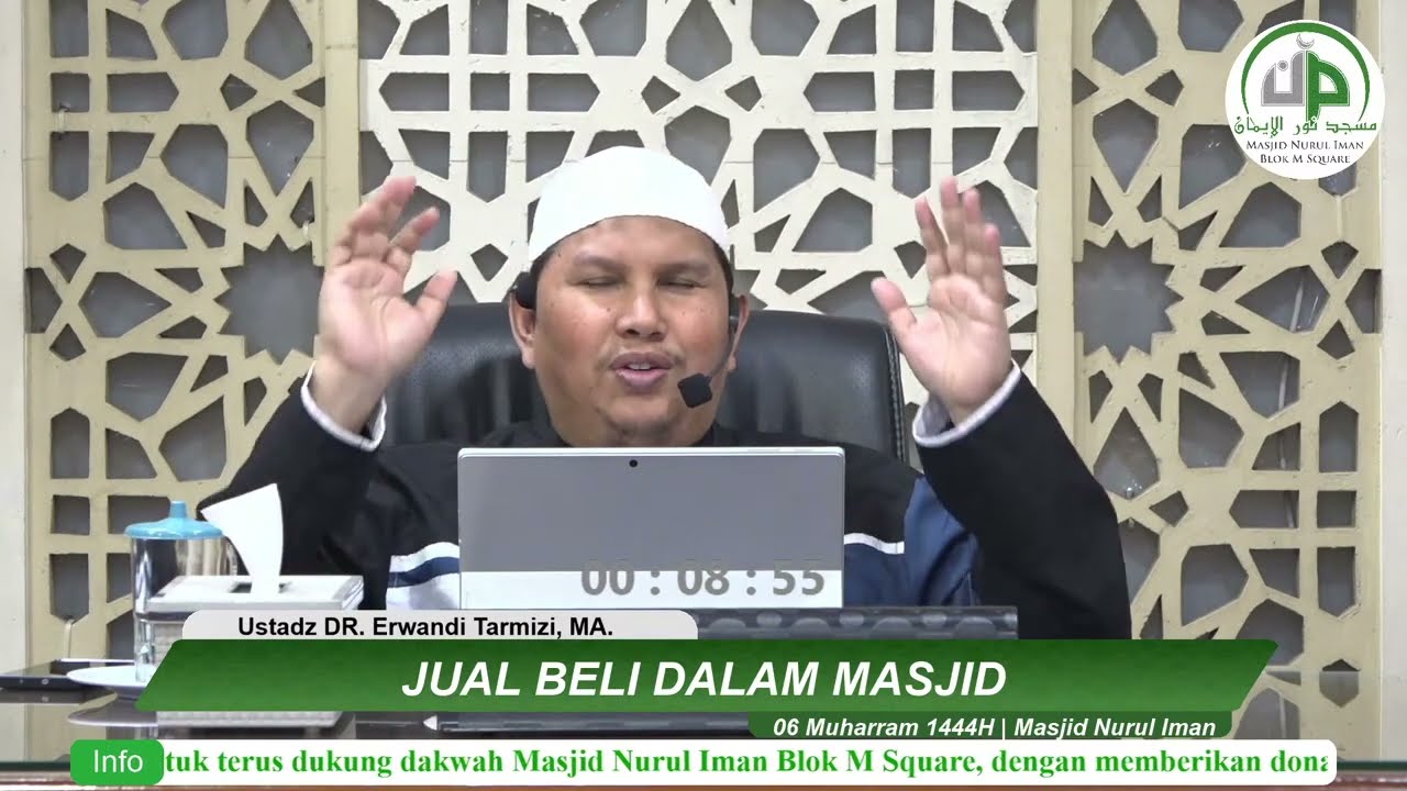 Jual Beli Dalam Masjid - Ustadz DR. Erwandi Tarmizi, MA.