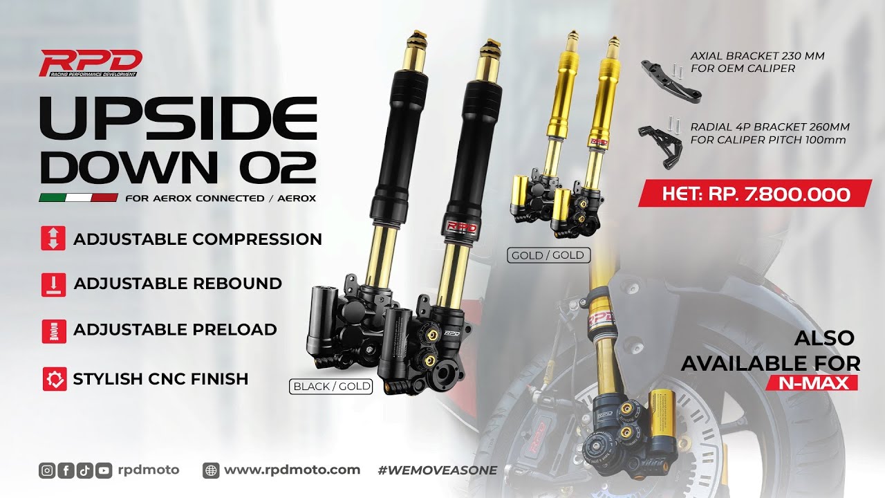 RPD Upside Down 02 For Aerox / NVX