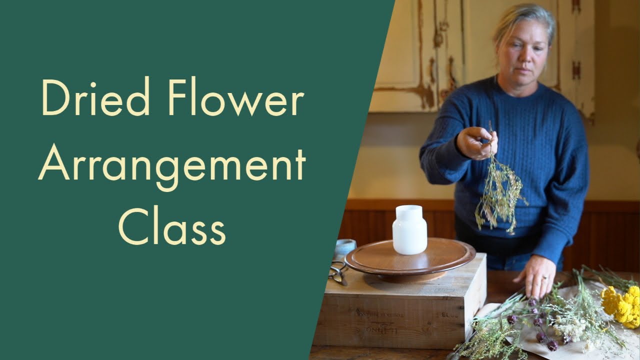 DIY Dried Flower Arrangement