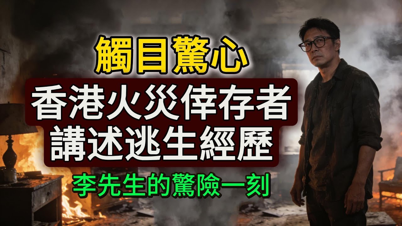 香港火災倖存者講述逃生經歷，觸目驚心！無常面前，我們不是主人，只是暫時的棲居者 #香港 #火災 #大埔 #宏福苑