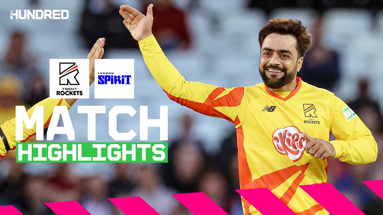 Rashid Khan MASTERCLASS 🤯 | Trent Rockets vs  London Spirit Highlights