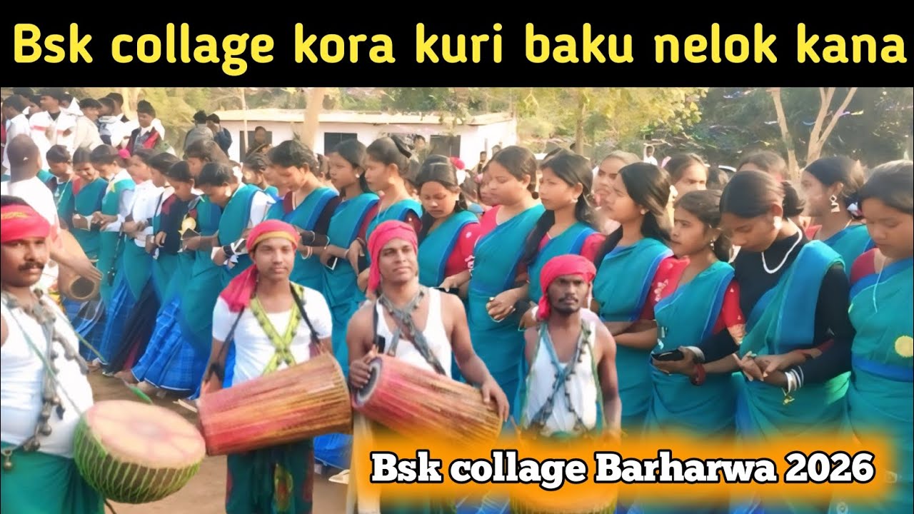 Bsk collage kora kuri baku nelok kana || Artist Laus Hansda / BSK COLLAGE BARHARWA 2026
