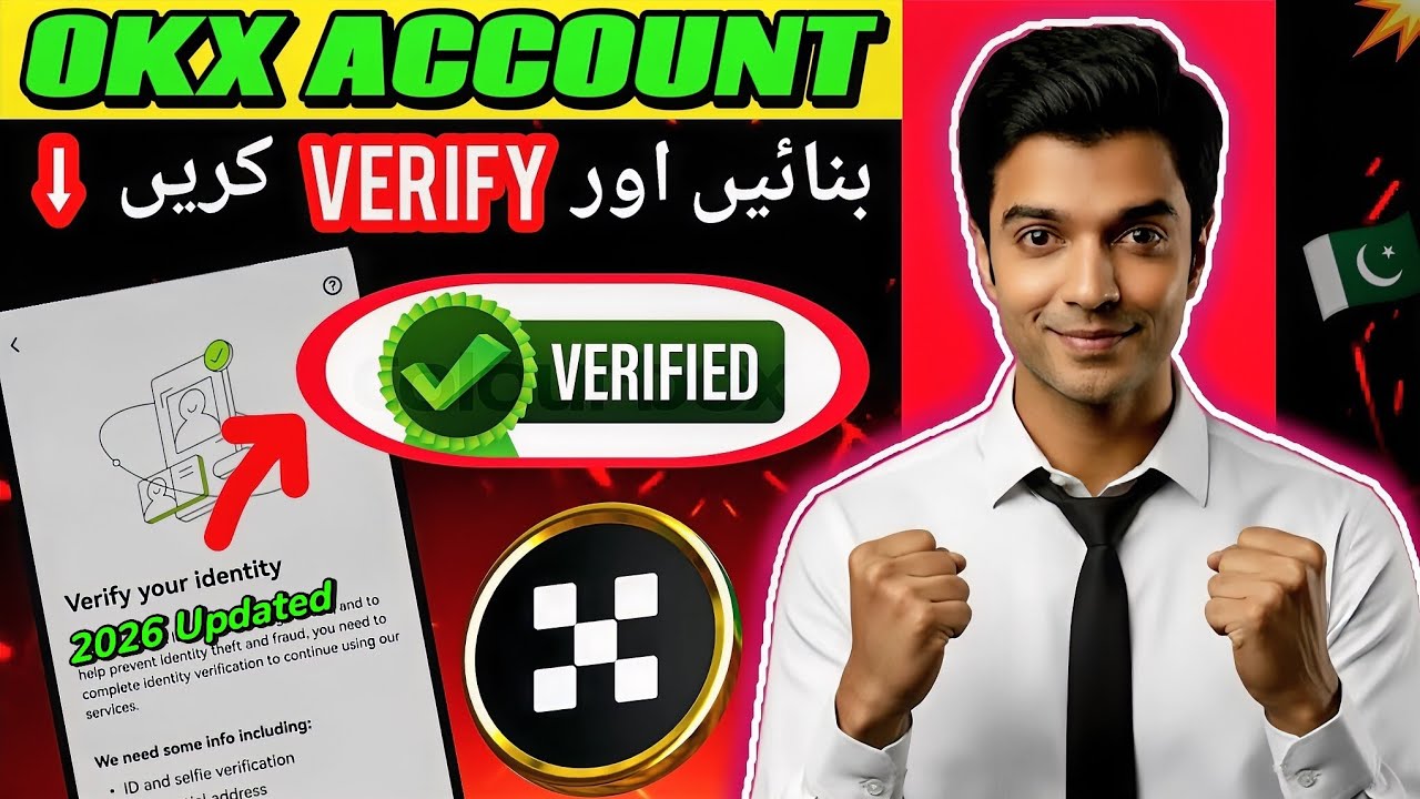 OKX Account Create & Verify 2026 || OKX KYC Step by Step ( Urdu / Hindi )