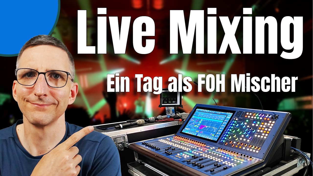 Ein Tag als FOH Mischer - Timo auf Tour.  #livemixing #bosca #foh