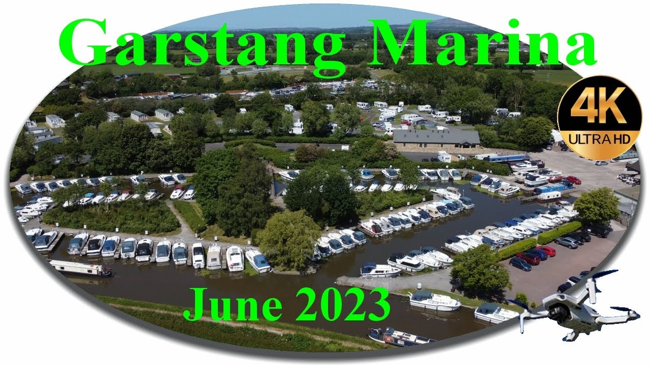 🚤 Garstang Marina..A Great day for sailing down the Canal...Just a quick aerial video in UHD ⛵