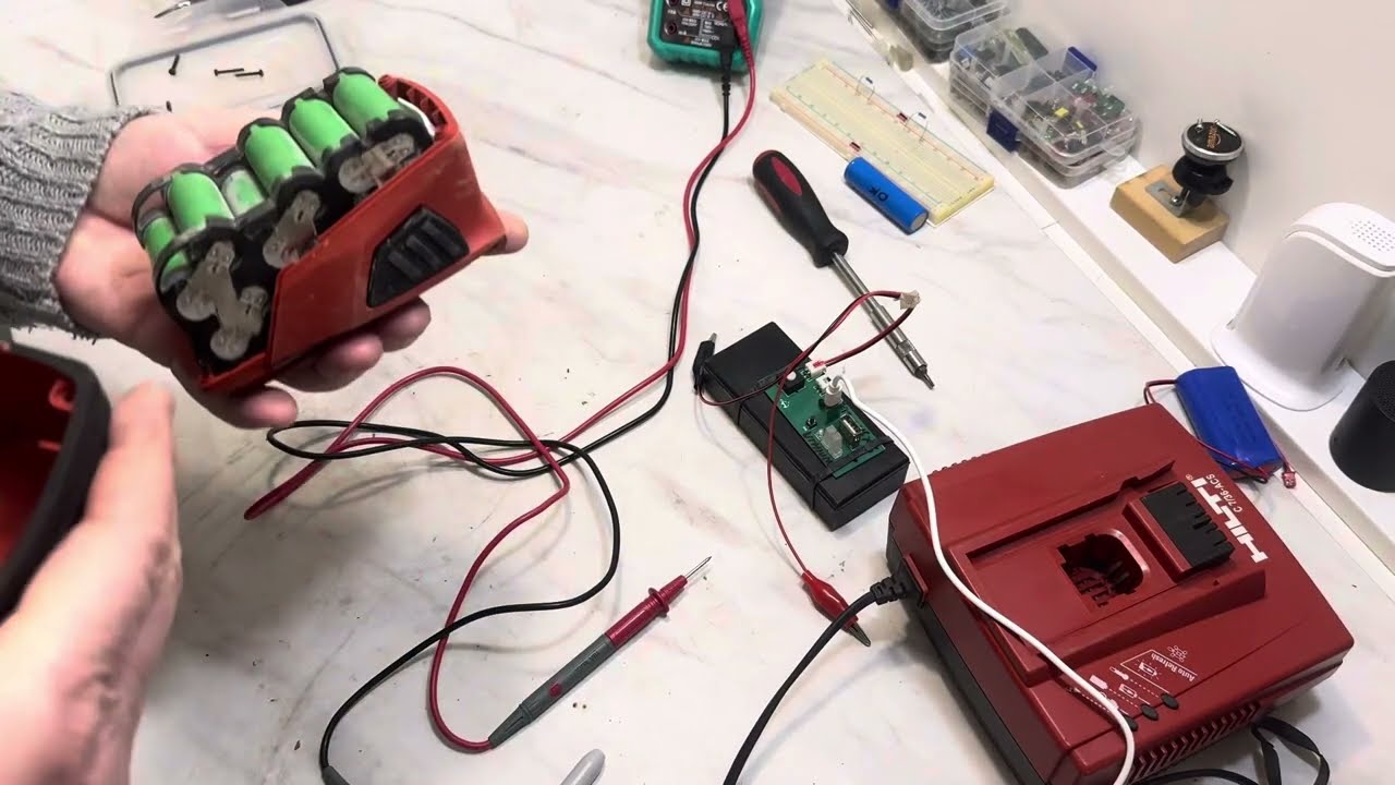 Battery HILTI does not charge.Bateri Hilti nuk karikohet#fix#repair