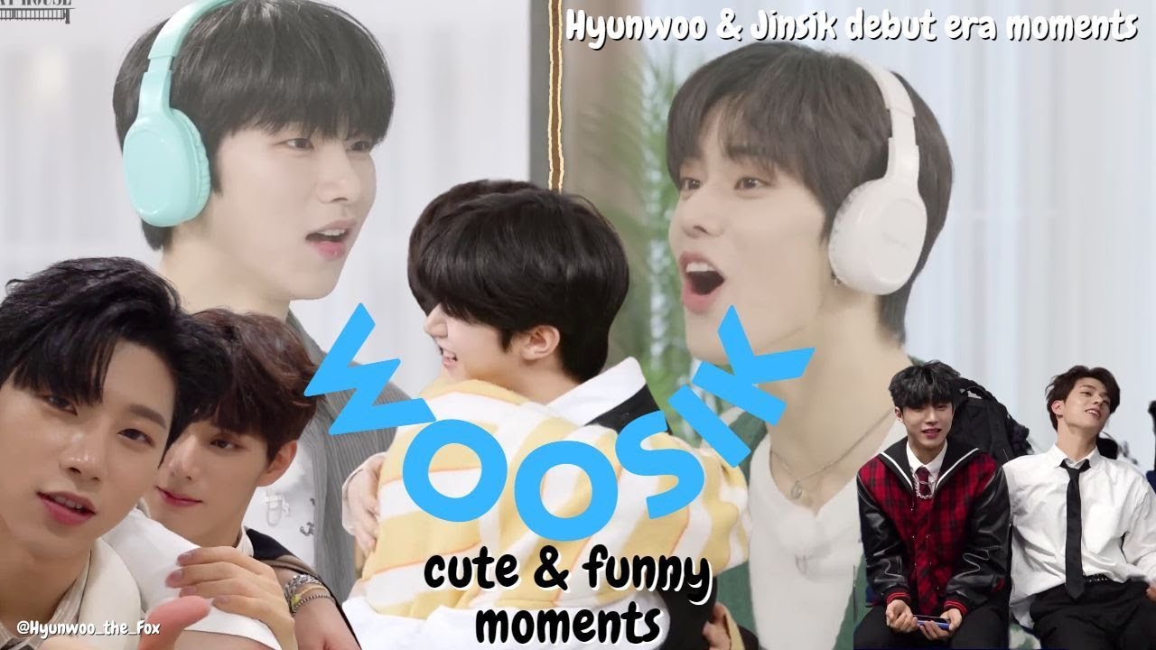 WOOSIK (Hyunwoo & Jinsik) cute and funny moments (Debut Era) #xikers #hyunwoo #jinsik