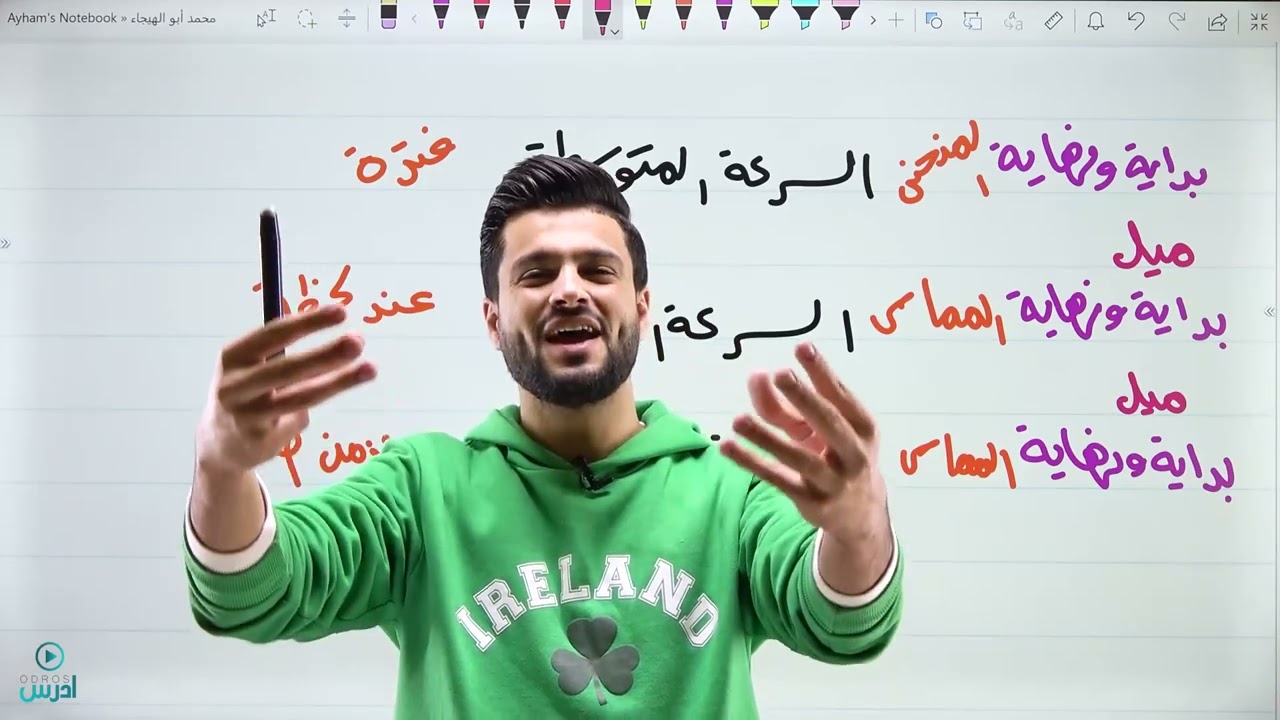 سرعة التفاعل من الرسم البياني