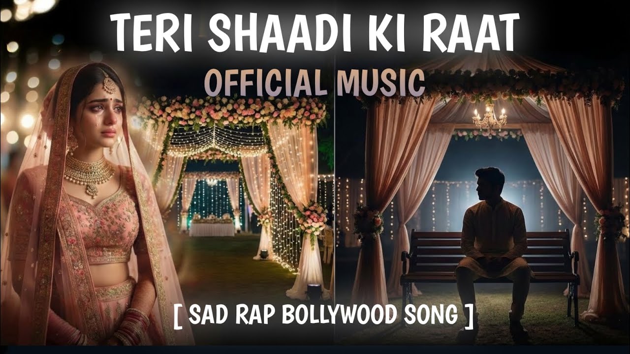 TERI SHAADI KI RAAT [ OFFICIAL MUSIC ] RAP AND BOLLYWOOD SONG #desihiphop #rapsong #slowedandreverb 