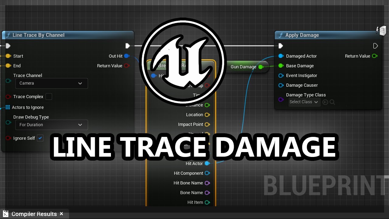 How To Apply DAMAGE With LINE TRACE | Unreal Engine 5 Tutorial