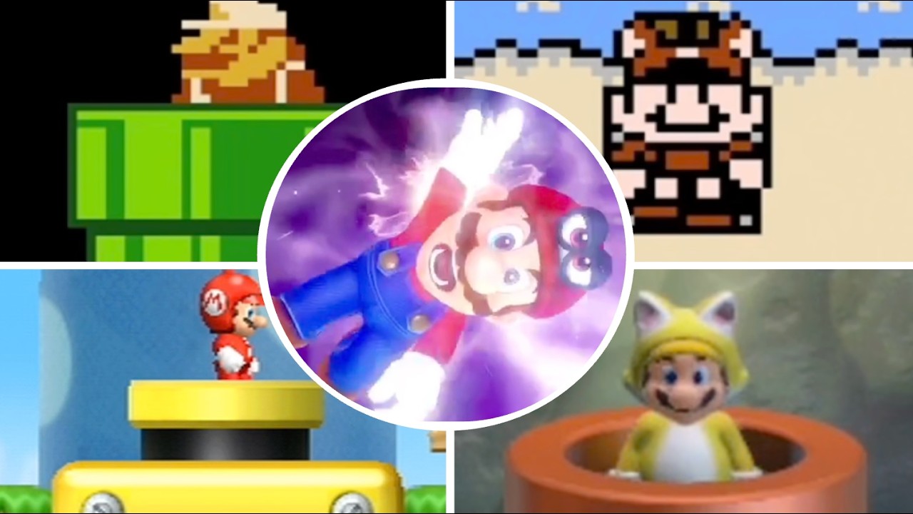 Evolution of Warp Zones in Super Mario Games (1985-2026)