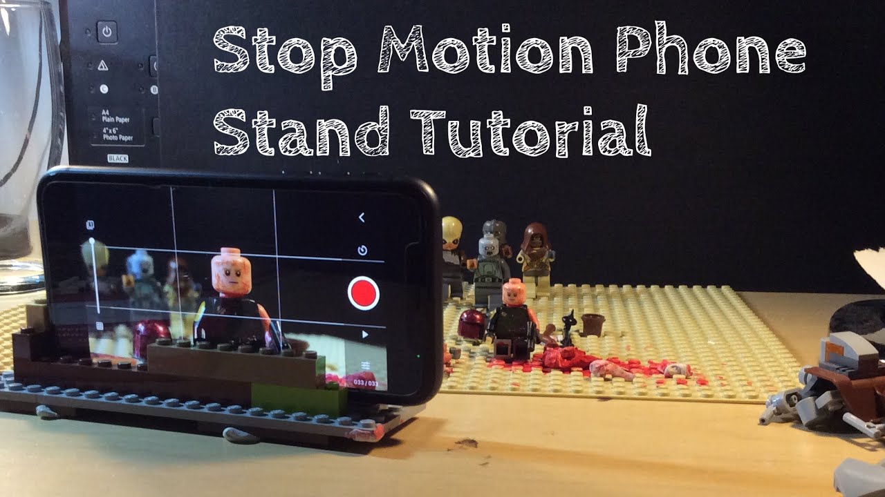 How to Make a Lego Stop Motion Phone/ Camera Stand (Tutorial)