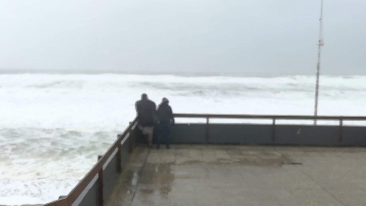 Tempête Carmen à Lacanau : du vent et des grosses vagues