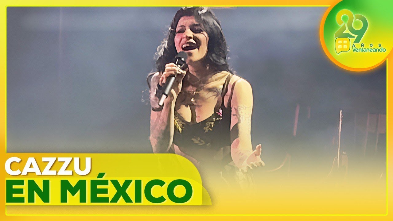 &iexcl;Cazzu triunfa en el Auditorio Nacional, con un lleno total!🤩👏 | Ventaneando