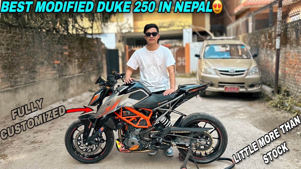Best Modified Ktm Duke 250 bs6 in Nepal😍 | Simple Mods yet Very Detailed & Beautiful🔥