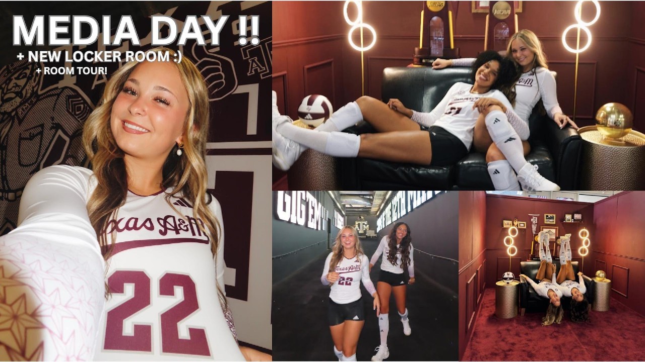 MEDIA DAY VLOG !! + NEW APARTMENT ROOM TOUR + NEW LOCKER ROOM :) Ahhhhh YAYY