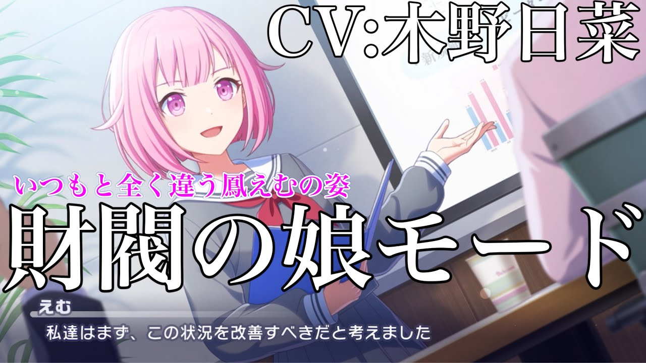 【プロセカ】雰囲気が違いすぎる!財閥モードの鳳えむさんのプレゼンが凄すぎる!（CV:木野日菜）