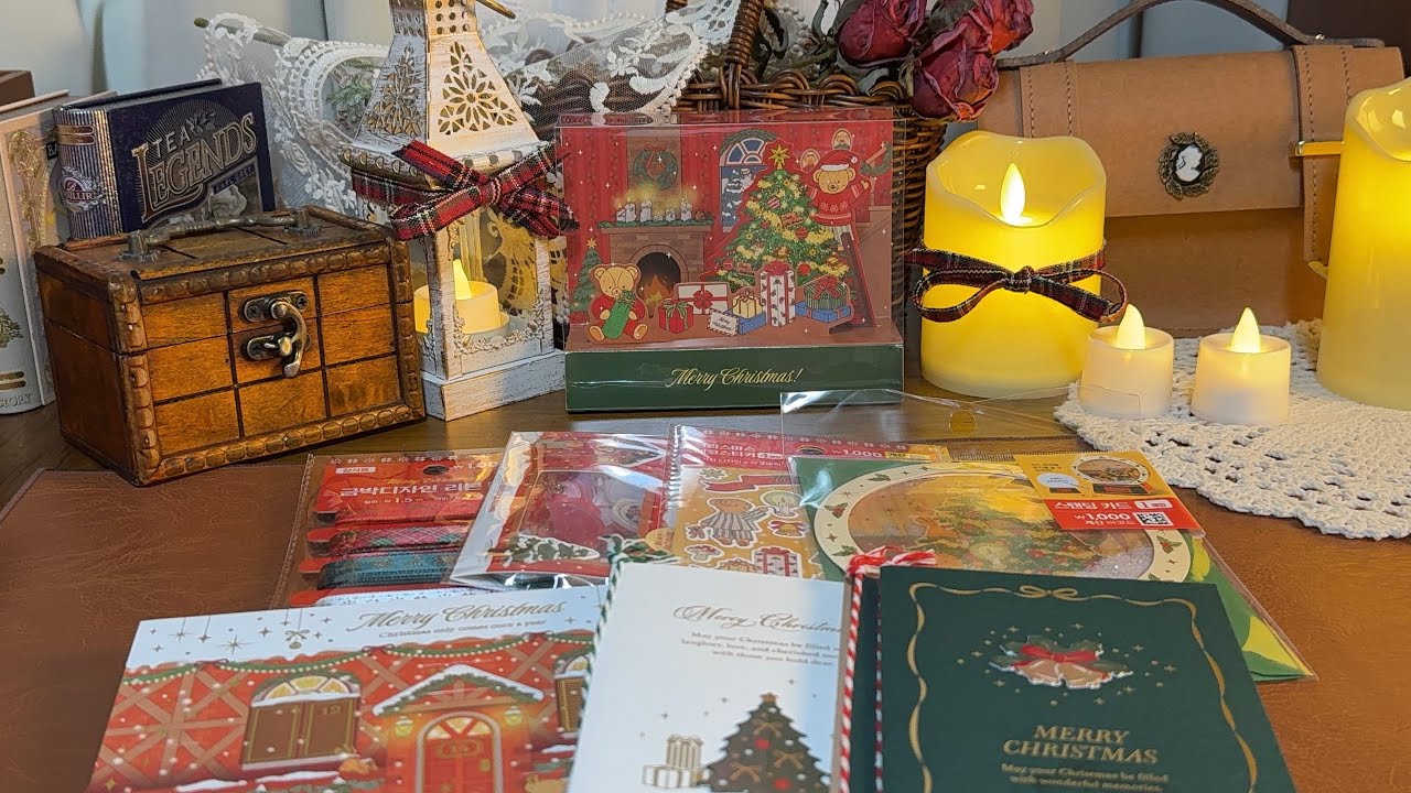 𝐀𝐒𝐌𝐑 |🎄 다이소 신상으로 꾸미는 빈티지 크리스마스 · 𝐇𝐨𝐥𝐢𝐝𝐚𝐲 𝐉𝐨𝐮𝐫𝐧𝐚𝐥 #asmrjournal 