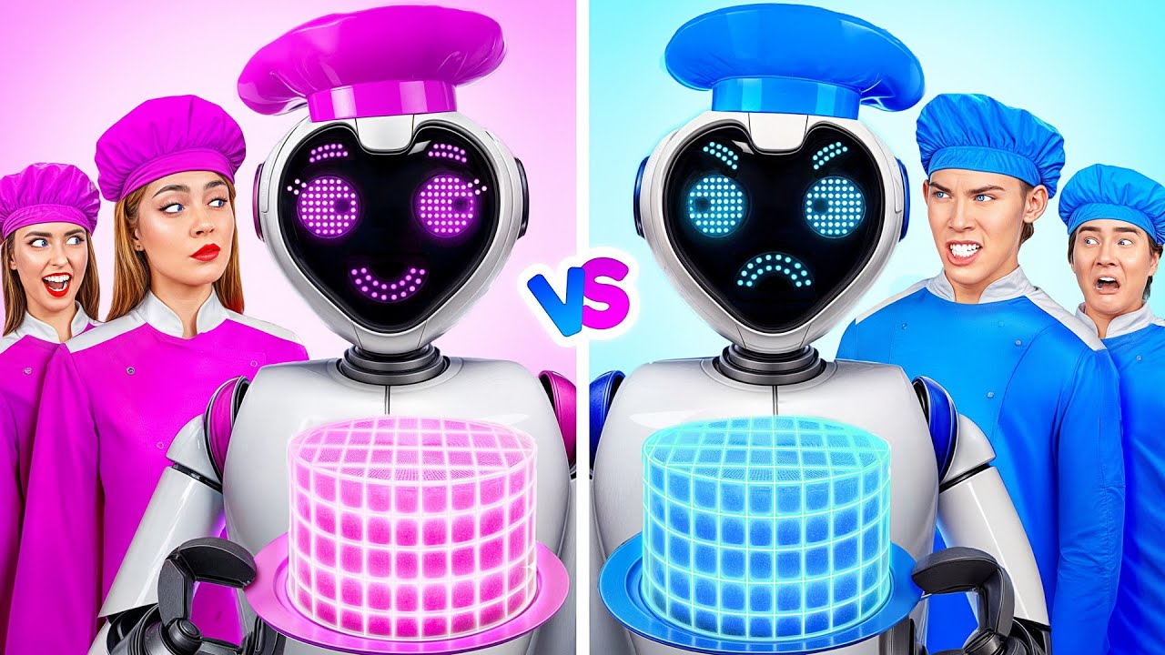 Кулинарный Челлендж: Мальчики VS Девочки с Роботом от Multi DO Smile
