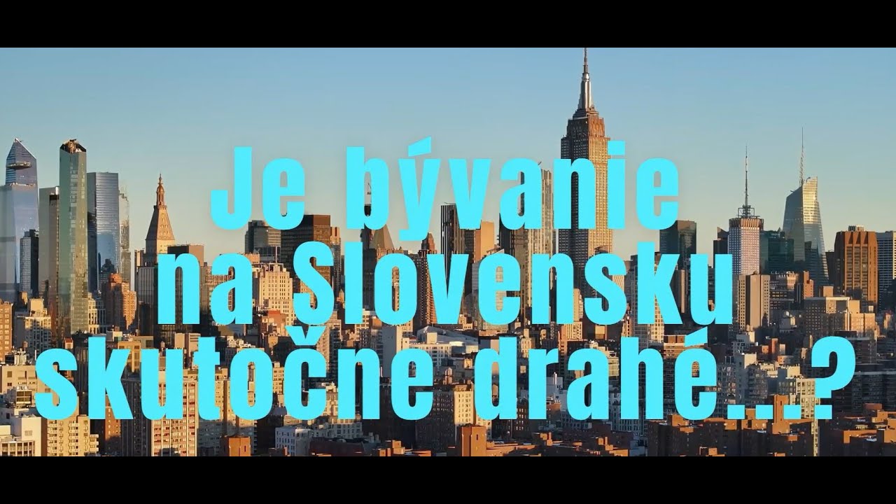 Je vlastné bývanie v SR skutočne drahé?! V niektorých bytových novostavbách stojí m2 aj 6.000,- Eur.