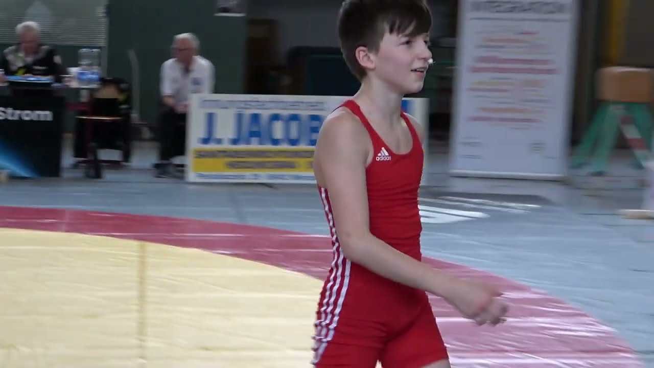 Wrestling / Ringen, LM Sachsen 2023, Jugend B, Freestyle, 38 kg, Schüßler - Scheffler
