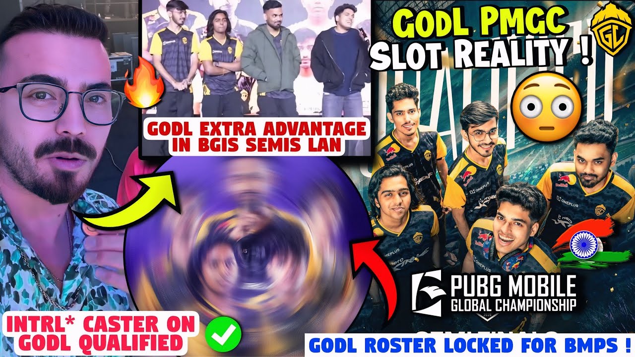 GodL PMGC Slot Reality💛😳Reveal GodL Roster Locked For BMPS✅Intrl* Caster On GodL Comeback🫡🔥