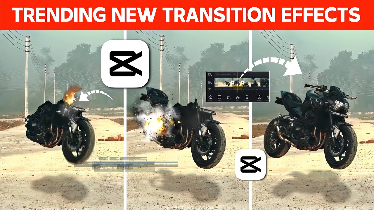TRANSFORMER TRANSITION TRENDING BIKE REELS VIDEO TUTORIAL - CAPCUT | CAPCUT TRENDING VIDEO EDITING