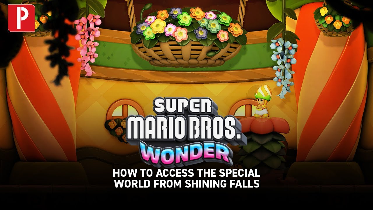 Super Mario Wonder - How to Access the Special World from Shining Falls