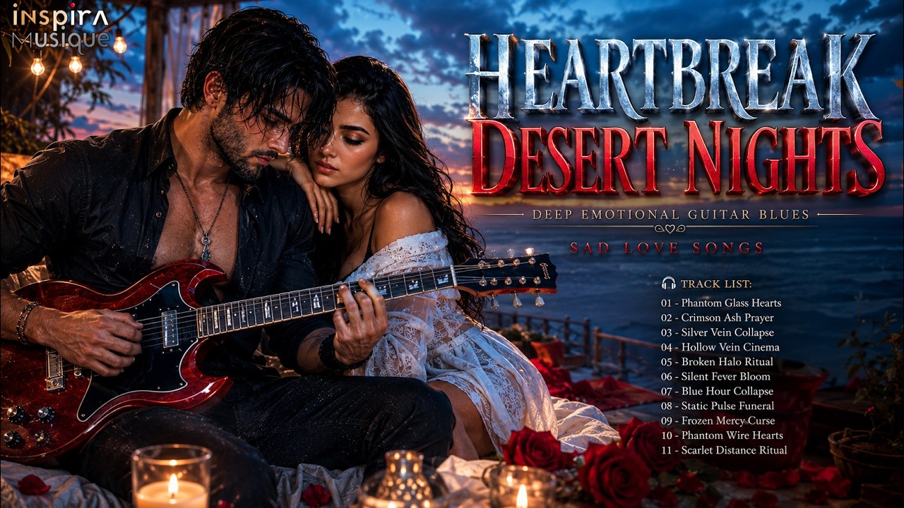 Heartbreak Desert Nights (Album) | Deep Emotional Guitar Blues | Sad Love Songs 2026