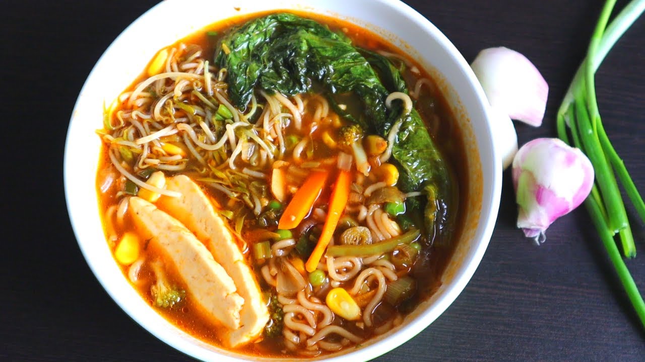 Indian style Ramen |Veg ramen | How to Make Indian Ramen| Easy Spicy Ramen Noodles Recipe