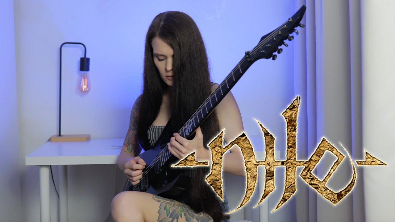 NILE - Sarcophagus (guitar cover by Elena Verrier)