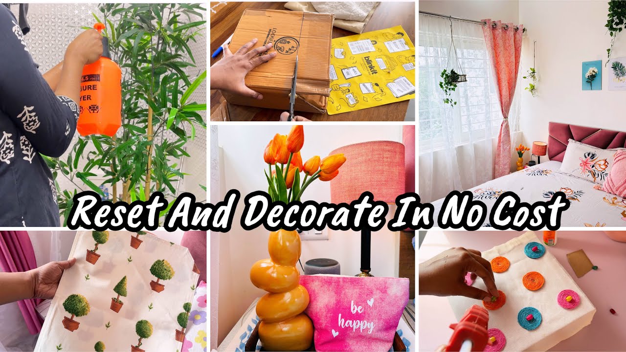 Home Reset and Motivation and No Cost DIY Home Decor Ideas DIY Home Decoration Ideas in Zero Cost