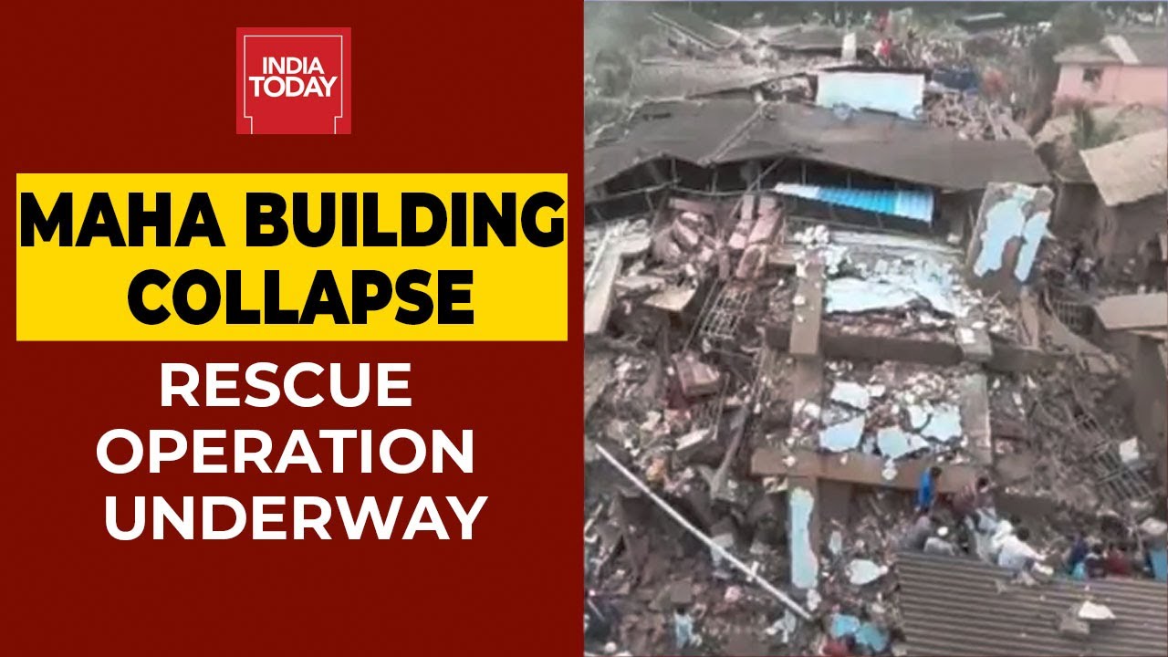 Maharashtra Building Collapse: 1 Dead,  Several Trapped; Rescue Operation Underway In Raigad