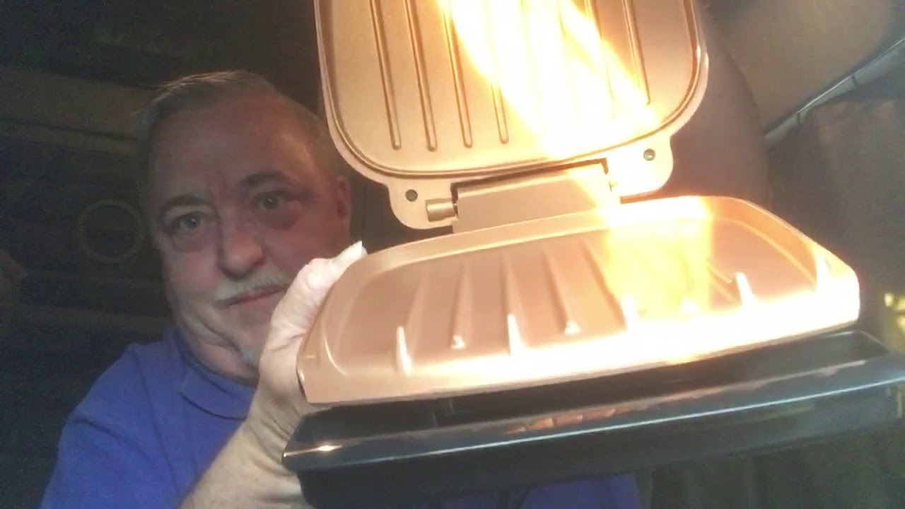 Unboxing George Foreman &ldquo;Copper Infused&rdquo; 2 serving grill