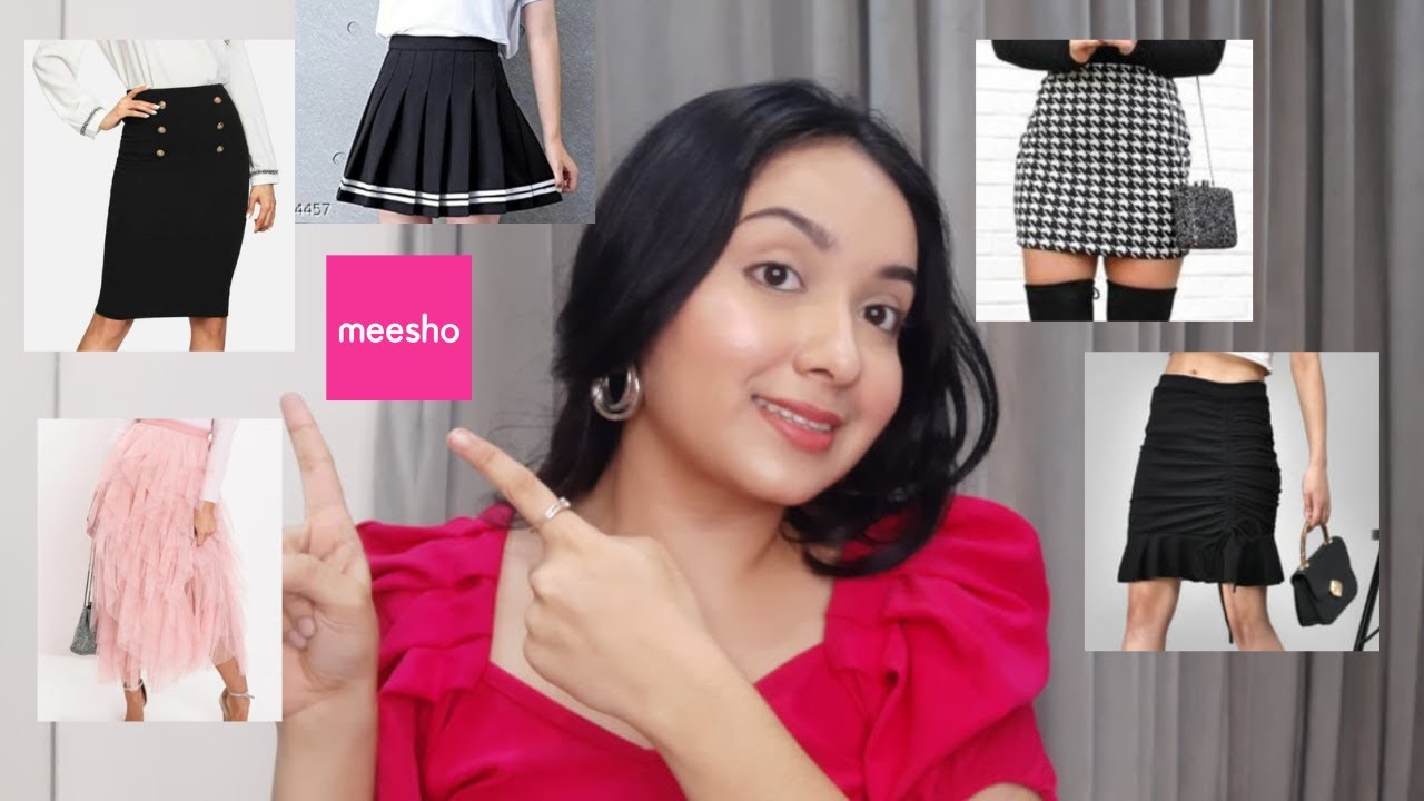 Meesho Skirts Try On Haul Under Rs 500  | Isha Vinod Jain